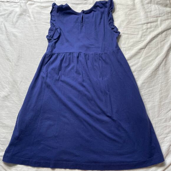 Mini Boden Colorful Zebra Appliqué Dress Size 11-12Y Girls Youth Cotton - Picture 2 of 6